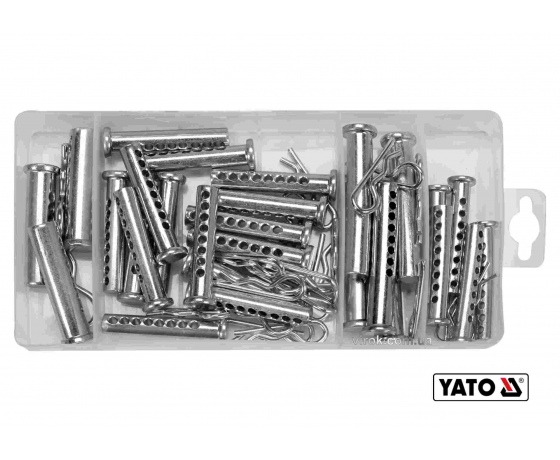 Фото 2 - Шплінти і штифти YATO 8-13 мм 30-64 мм 56 шт