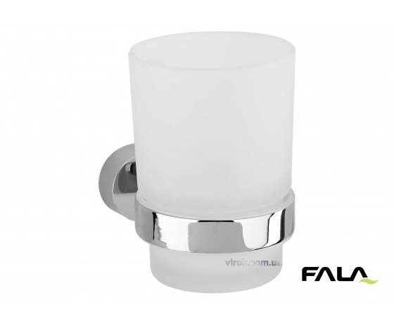 Фото 2 - Стакан для зубних щіток настінний FALA кріплення дюбель/шуруп