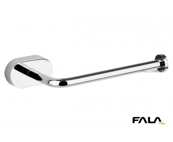 Фото 2 - Тримач туалетного паперу настінний металевий FALA кріплення дюбель/шуруп