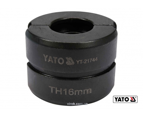 Фото 2 - Насадка для прес-кліщів YT-21735 YATO TH16 мм