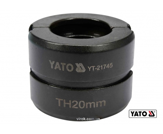 Фото 2 - Насадка для прес-кліщів YT-21735 YATO TH20 мм
