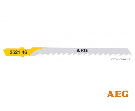 Фото 2 - Полотно по дереву до електролобзика AEG 75 x 4 мм 5 шт (4932352146)