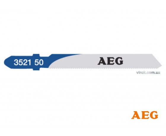 Фото 2 - Полотно по металу до електролобзика AEG 55 x 1.2 мм 5 шт (4932352150)