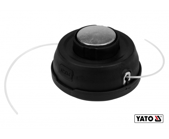 Фото 2 - Головка для кріплення жилки до газонокосарок YATO Ø2.2-3 мм M12x1.75 + 4 адаптера