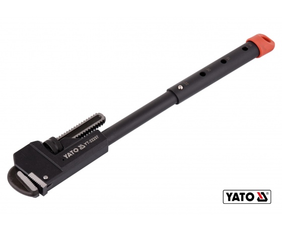 Фото 2 - Ключ трубний телескопічний YATO 400-550 мм (16