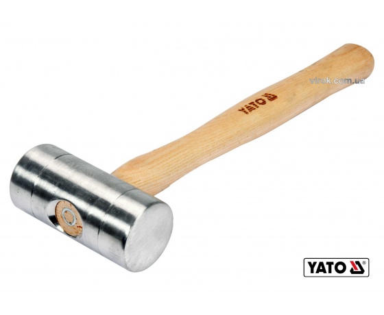 Фото 2 - Молоток алюмінієвий YATO Ø50 x 320 мм 580 г