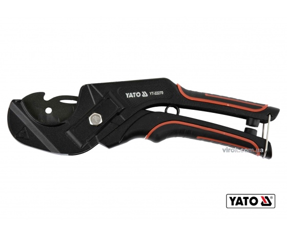 Фото 2 - Труборіз для ПВХ труб YATO Ø36 мм алюмінієвий корпус ручка- ABS + TPR