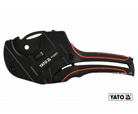 Фото 2 - Труборіз для ПВХ труб YATO Ø50 мм алюмінієвий корпус ручка- ABS + TPR