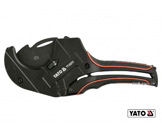 Фото 2 - Труборіз для ПВХ труб YATO Ø63 мм алюмінієвий корпус ручка- ABS + TPR