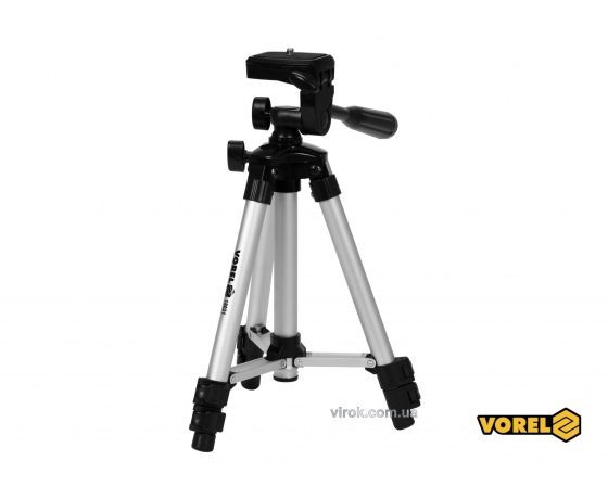 Фото 2 - Штатив тринога алюмінієвий VOREL з телескопічними ніжками 25-50 см різьбове кріплення 3/8
