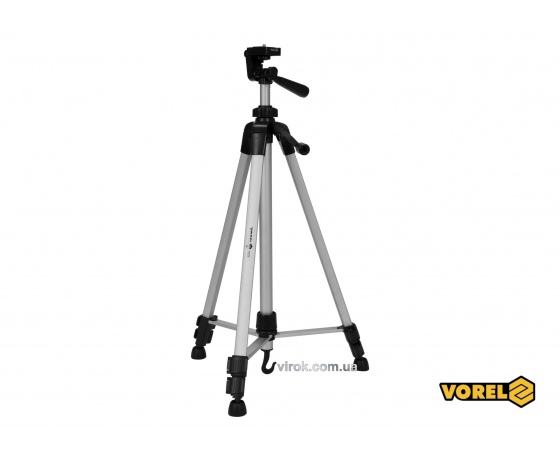 Фото 2 - Штатив тринога алюмінієвий VOREL з телескопічними ніжками 50-150 см різьбове кріплення 3/8