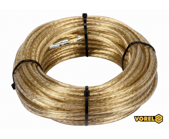 Фото 2 - Трос сталевий з наконечниками для пломб VOREL Ø6 мм x 16 м