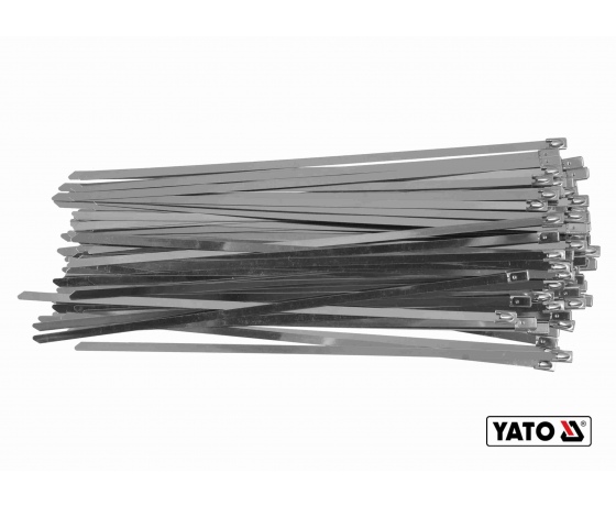Фото 2 - Хомут затискний з нержавіючої сталі YATO 4.6 х 250 мм 100 шт
