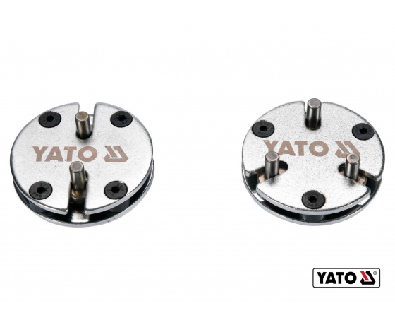 Фото 2 - Адаптери з 2 і 3 штирями для втискання гальмівних поршнів YATO 2 шт