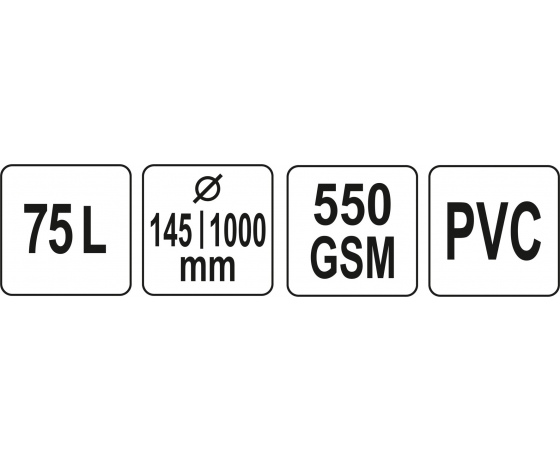 Фото 4 - Мішок для крапельного зрошування з ПВХ FLO 75 л Ø145/1000 мм