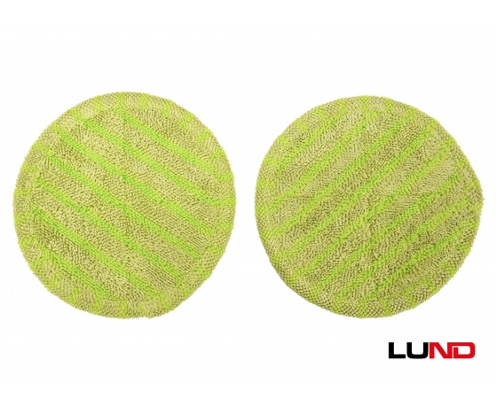 Фото 2 - Насадки мікроволоконні круглі до акумуляторної швабри 67180 LUND Ø15 см x 5 мм 2 шт