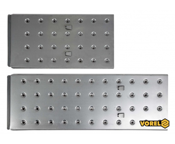 Фото 2 - Панелі підстильні до драбини 17704 VOREL 56 х 29.5 см і 83 х 29.5 см зі сталевої бляхи 2 шт