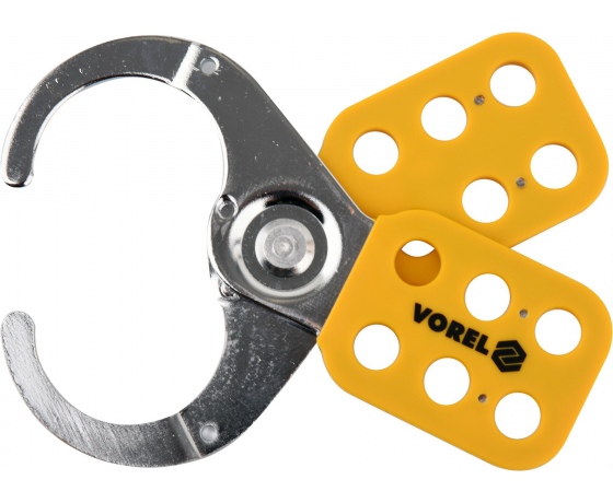 Фото 2 - Затискач пружинний сталевий VOREL Ø6 x 48 мм для 6 навісних замків з дугою Ø≤ 10 мм