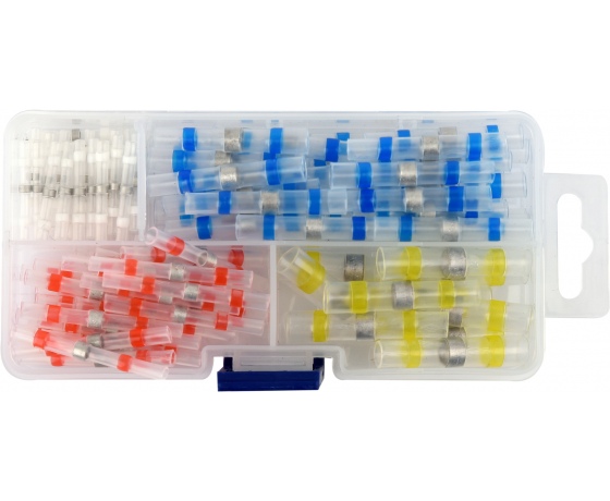 Фото 3 - Кембрики термоусадні до 105°C з оловом YATO, для провідників 0.25-6 мм², 100 шт.