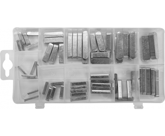 Фото 2 - Клини до пасових роликів YATO різних розмірів 60 шт.