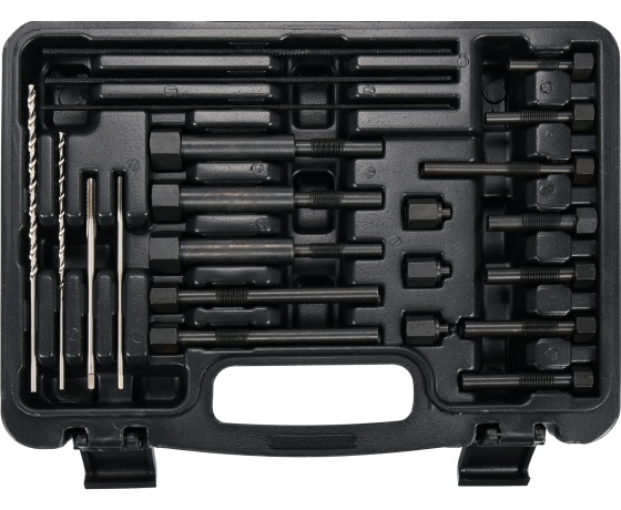 Фото 2 - Набір інструментів YATO для демонтажу свічок розжарювання в двигунах 22 шт. HSS