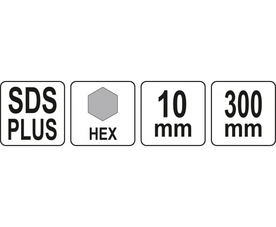 Фото 6 - Подовжувач YATO для тримачів корончатих свердл SDS+ HEX10