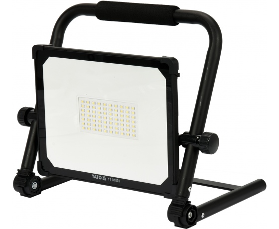 Фото 2 - Прожектор переносний з SMD-діодним випромінювачем YATO: 50Вт, 230В, 5000лм, 70 діодів, кабель- 1.5 м