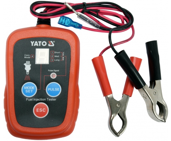 Фото 2 - Тестер електронний YATO для діагностики тиску впорскування бензину в двигунах