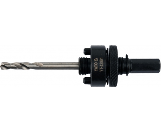 Фото 5 - Тримач YATO зі свердлом Ø6 мм HEX10, для корончатих свердл  5/8