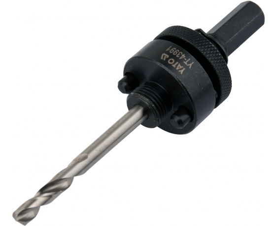 Фото 2 - Тримач YATO зі свердлом Ø6 мм HEX10, для корончатих свердл  5/8