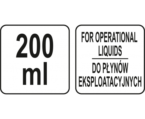 Фото 4 - Шприц ручний для відсмоктовування технічної рідини YATO, 200 мл