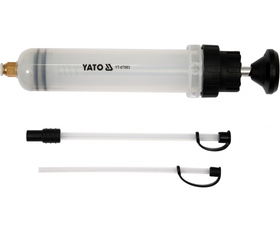 Фото 5 - Шприц ручний для відсмоктовування технічної рідини YATO, 200 мл