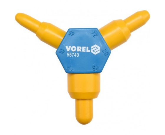 Фото 2 - Калібратор до труб PEX-AL-PEX VOREL з Ø= 10x16/ 12x20 / 14x26 мм