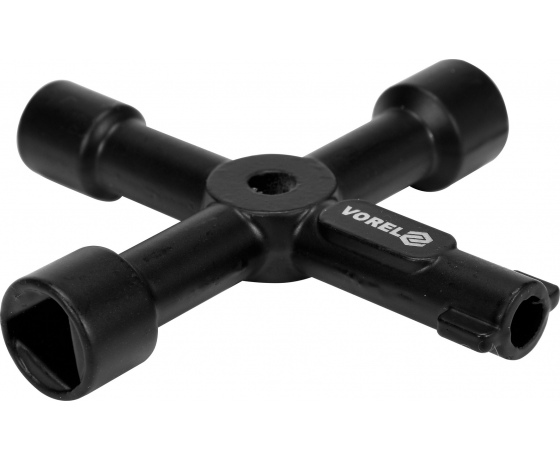 Фото 3 - Ключ для замикання шаф в майстерні VOREL хресто-подібний, 4 види, 72х 72 мм