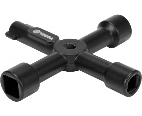 Фото 4 - Ключ для замикання шаф в майстерні VOREL хресто-подібний, 4 види, 72х 72 мм