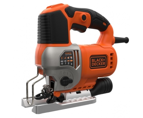 Фото 2 - Лобзик мережевий 230 В B&D : P= 650 Вт, глибина пропилу- 15/90 мм метал/дерево в кейсі