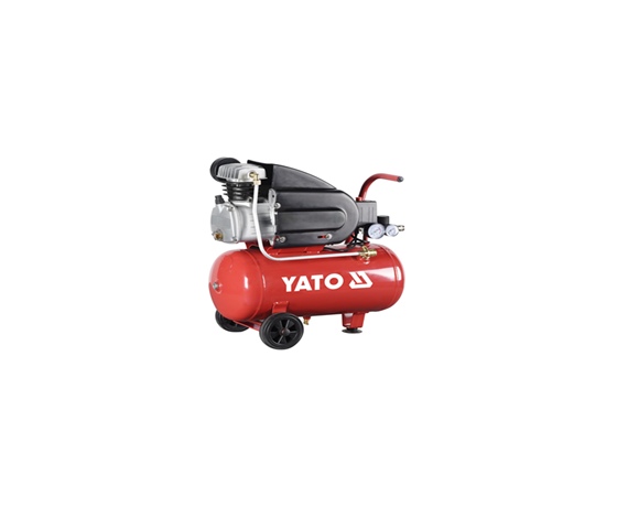 Фото 2 - Компресор мережевий YATO 230 В, 1,5 кВт, тиск ≤ 8 Bar,  під. повітря- 188 л/хв, ресивер- 50 л
