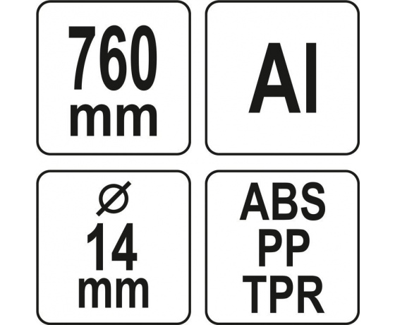 Фото 4 - Схоплювач сміття ручний FLO, l= 760 мм, Ø= 14 мм