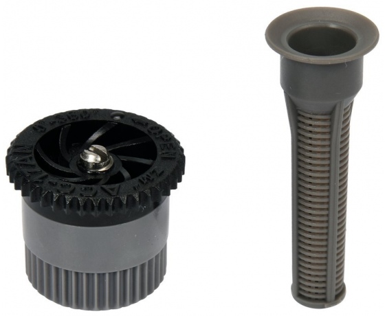 Фото 3 - Форсунка і фільтр до зрошувача висувного FLO, з регулюванням кута зрошув.- 0-360°, радіус дії- 5,2 м