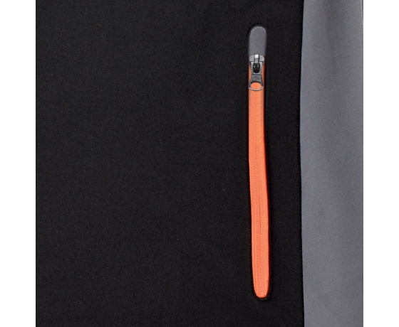 Фото 9 - Куртка робоча SOFTSHELL YATO розмір S, чорно-сіра, 3 кишені, 96% поліестер і 4% спандекс