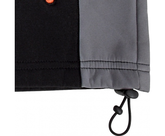 Фото 11 - Куртка робоча SOFTSHELL YATO розмір S, чорно-сіра, 3 кишені, 96% поліестер і 4% спандекс