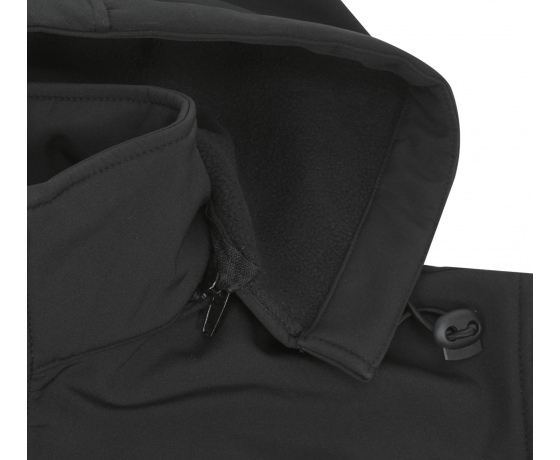 Фото 11 - Куртка робоча SOFTSHELL з прикріпн капюшоном YATO розм S, чорна, 3 кишені, 96% поліест і 4% спандекс