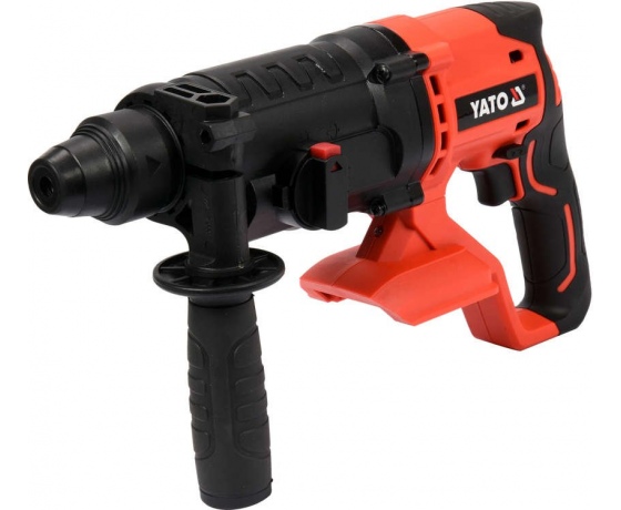 Фото 2 - Перфоратор акумуляторний SDS+YATO: Li-Ion 18В,J=2.4 Дж,Ø≤24 мм(бет), 3 реж.(БЕЗ АКУМУЛЯТОРА)і зар.пр