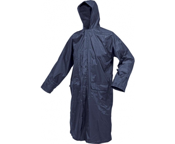 Фото 2 - Плащ з капюшоном водонепроникний VOREL, розм. L, гранатовий колір, з вентиляційними отворами PVC