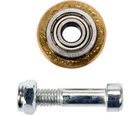 Фото 2 - Ролик для плиткорізу підшипниковий з тримачем YATO, Ø= 22х6 мм, t= 6 мм, покритий титаном