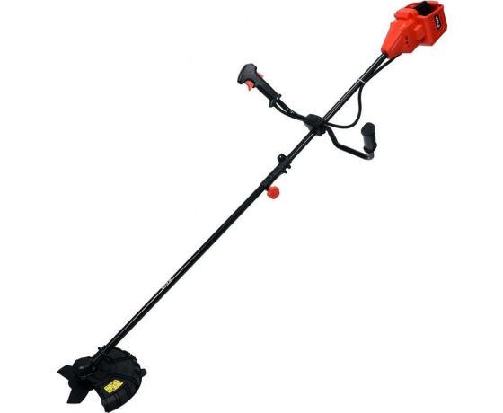 Фото 2 - Тример акумуляторний (без акумулятора) YATO: Li-Ion 2х18В, 3 Агод, шир покосу- 34 см, жилка Ø=1.6 мм