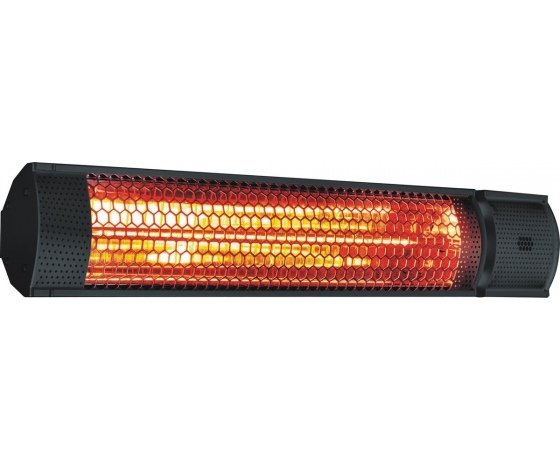 Фото 2 - Обігрівач інфрачервоний YATO, ел.-мереж- 230 В, 2000 Вт, діапазон- 12-18м² з пультом, 2 реж