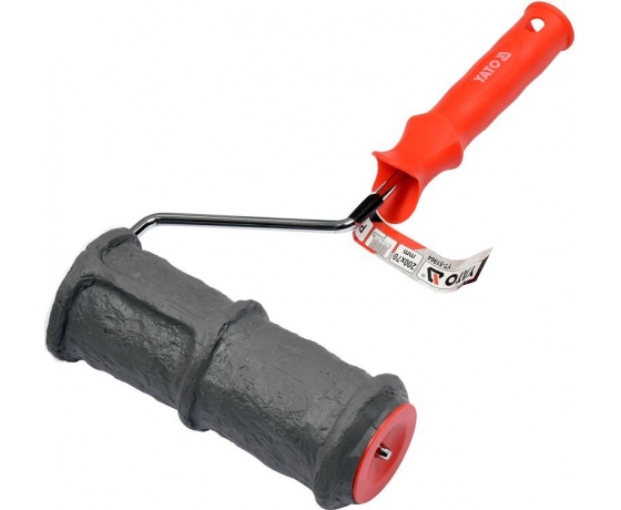 Фото 2 - Валик декоративний YATO : Ø= 70 мм l= 180 мм. для узорів в штукатурці , поліуретановий