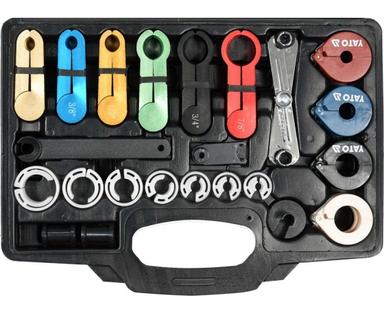 Фото 2 - Засоби для роз'єднання паливних і кондиціонерних трубопровідників YATO, наб. 23 елем.