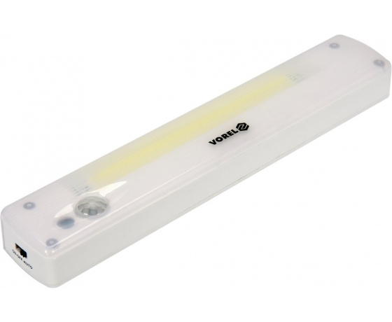 Фото 2 - Лампа нічна з датчиком руху VOREL: живлення від 3х ААА батарейок, діодна, 3 Вт, 120 Lm, з магнітом